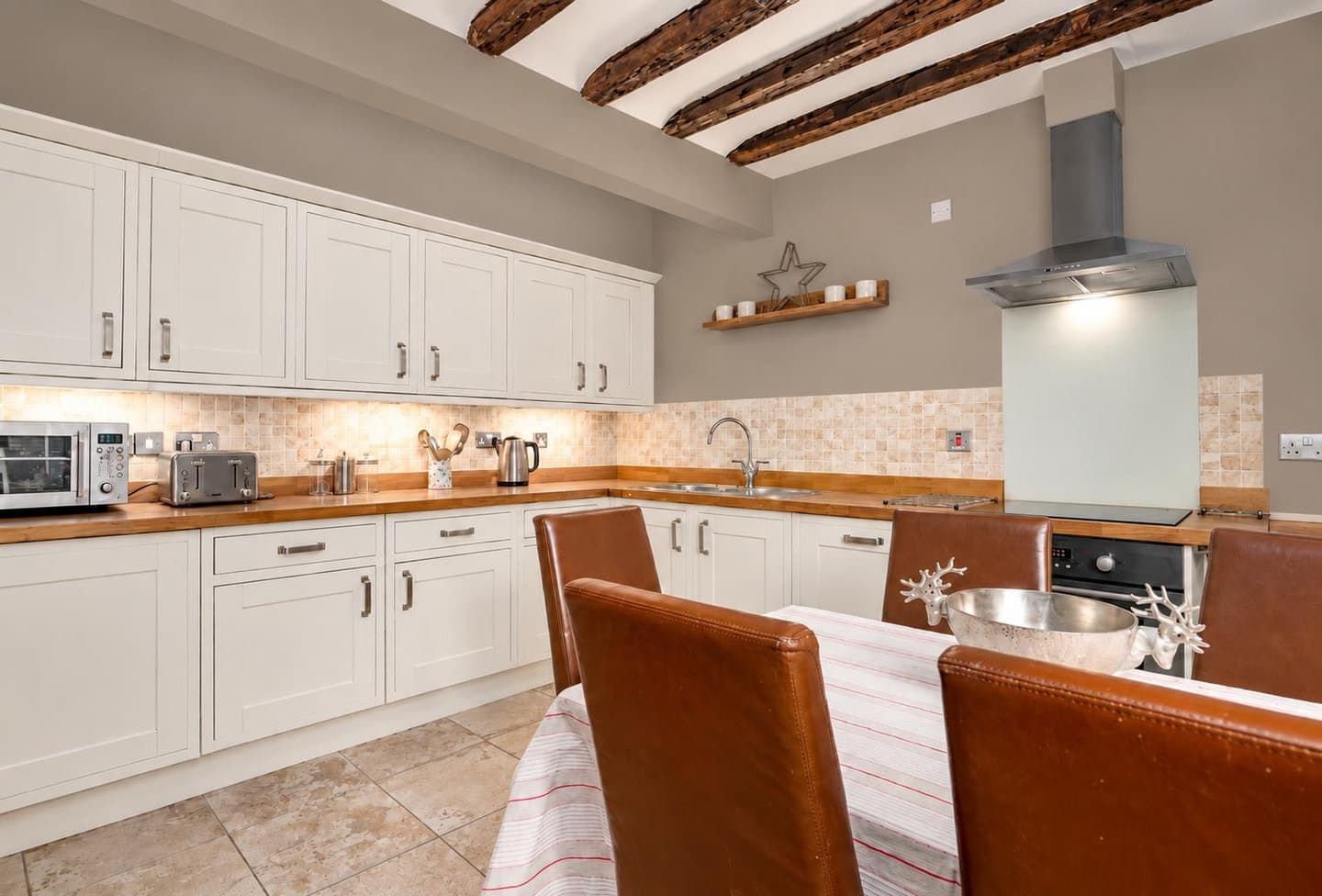 The fully equipped dining kitchen at Roseworth Cottage — photograph 1