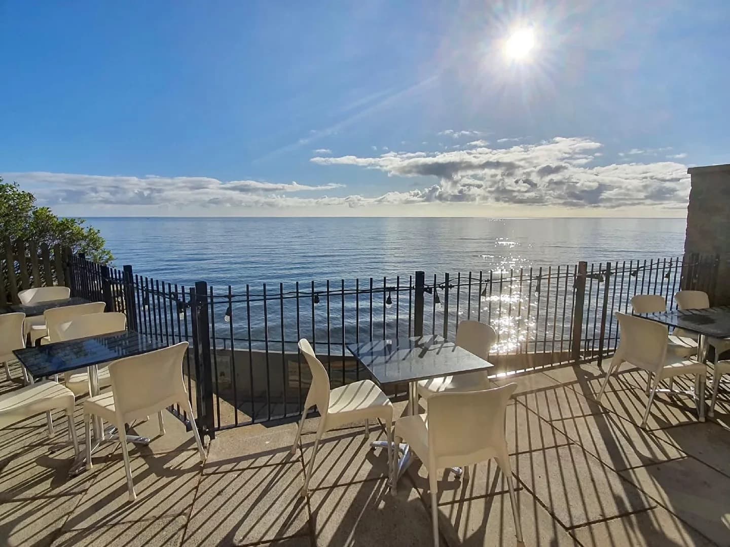 Sea-view terrace at The Cove