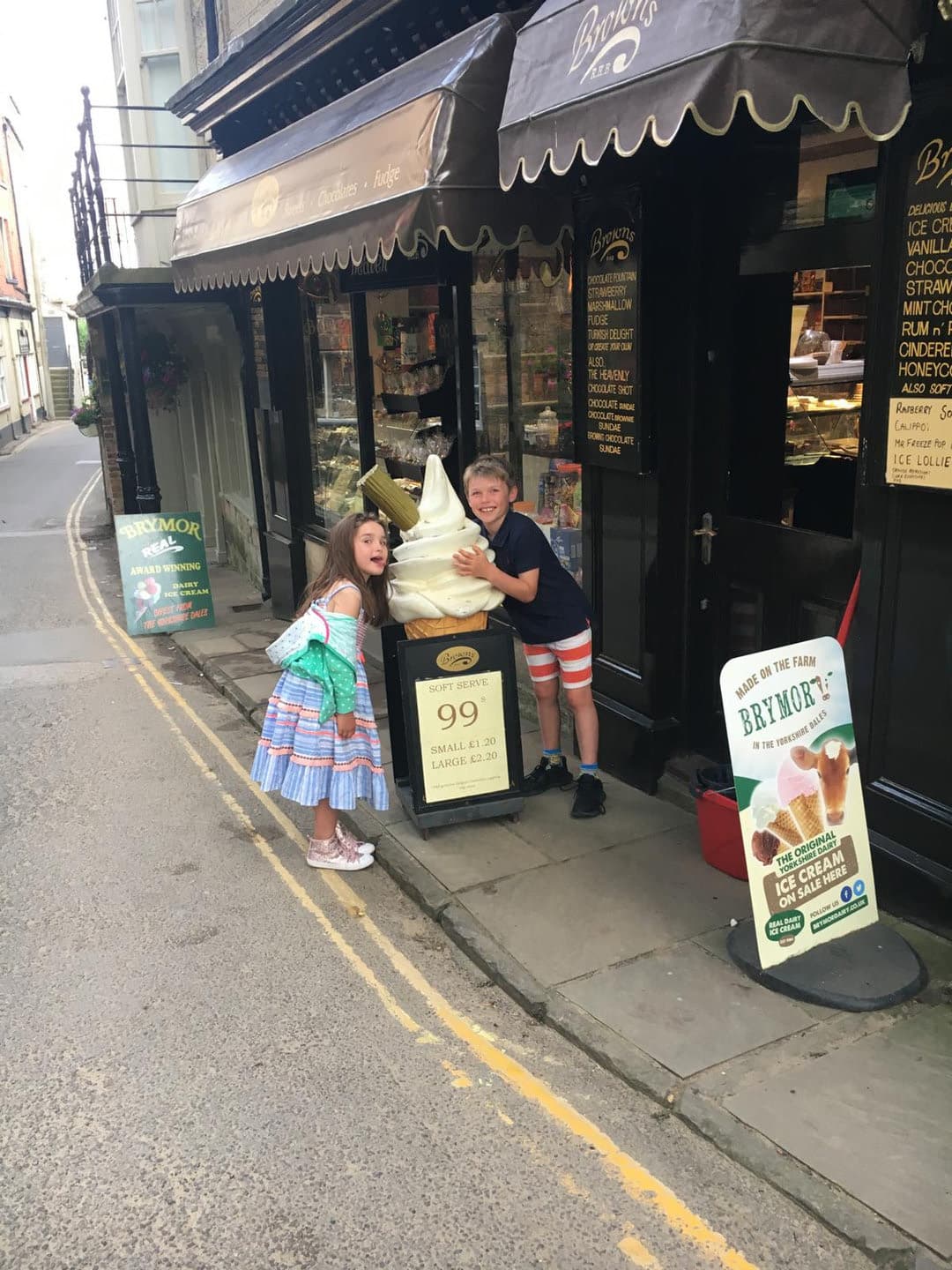 A village shop front